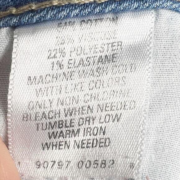 GREAT NORTHWEST INDIGO Skinny Jeans Mid Rise Medium Wash Stretch Denim Size 12 - Picture 7 of 8